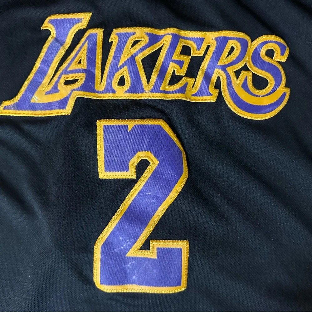 Adidas Men Los Angeles Lakers Lonzo Ball Alternative Jersey Sz Large